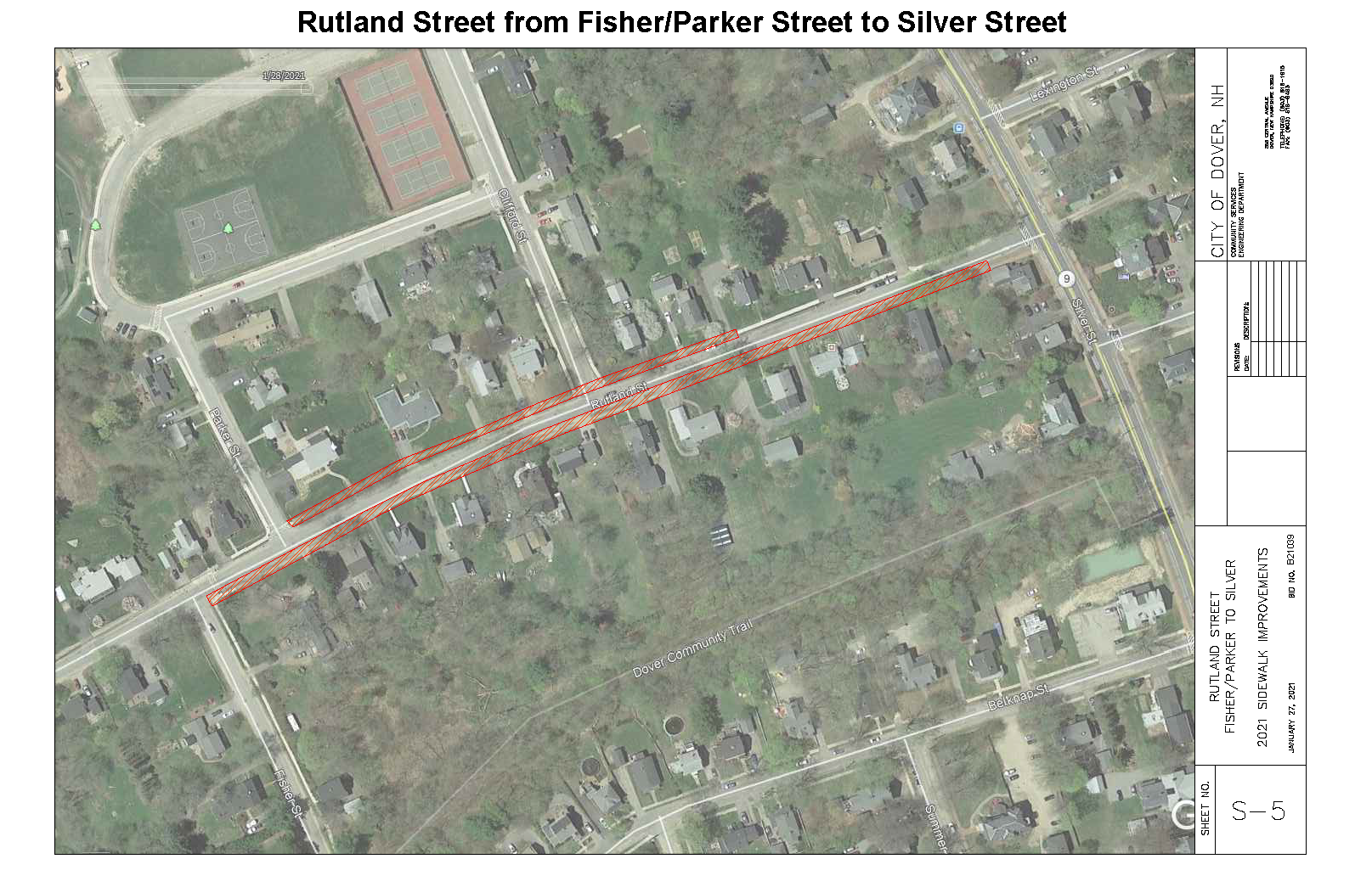 2021 Sidewalk Project Map_Rutland Street