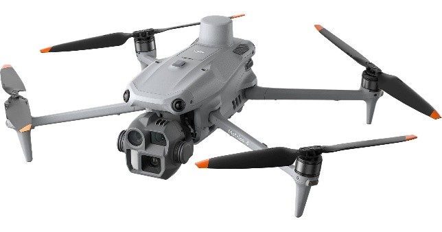 Image of a drone that would be used in flying over areas as part of a sewer infiltration and inflow reduction project.