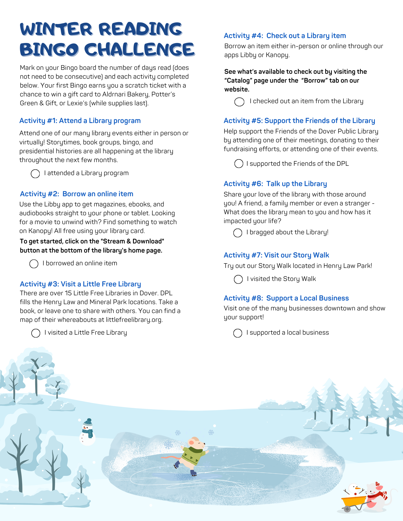 Winter reading challenge 2