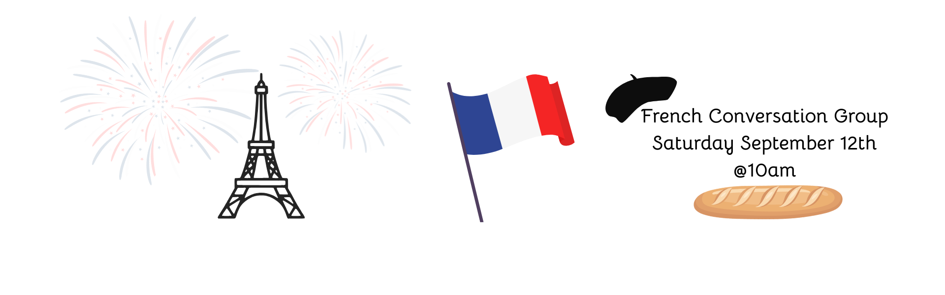 French Conversation Group September 12 at 10am
