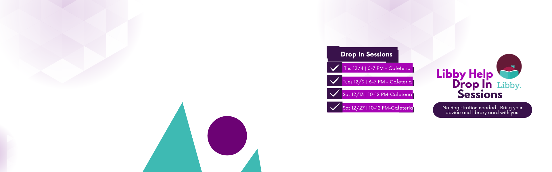 Join us for libby help sessions in December