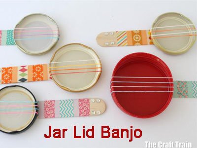 Jar Lid Banjo
