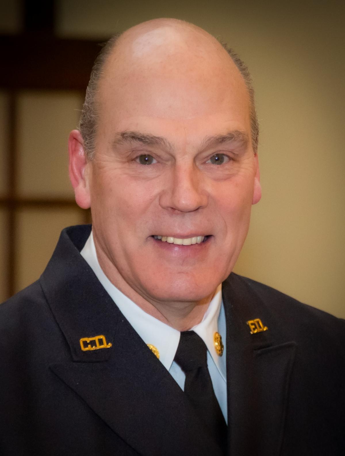 Headshot of Fire Chief Perry Plummer