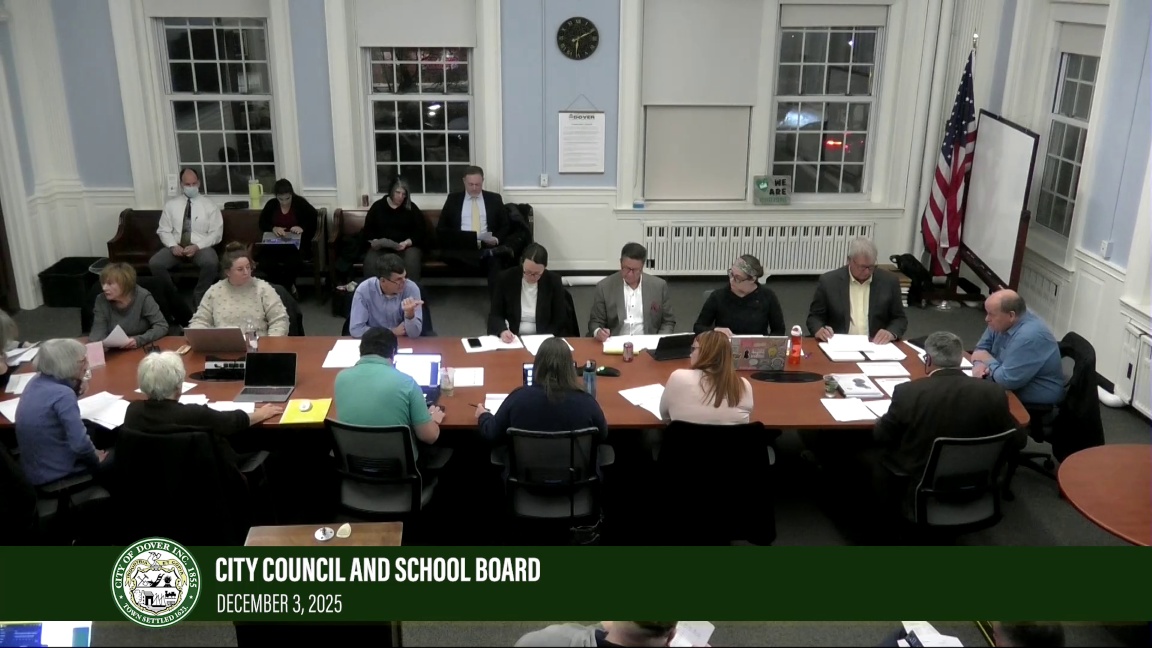 City Council and School Board, 12/3/2025