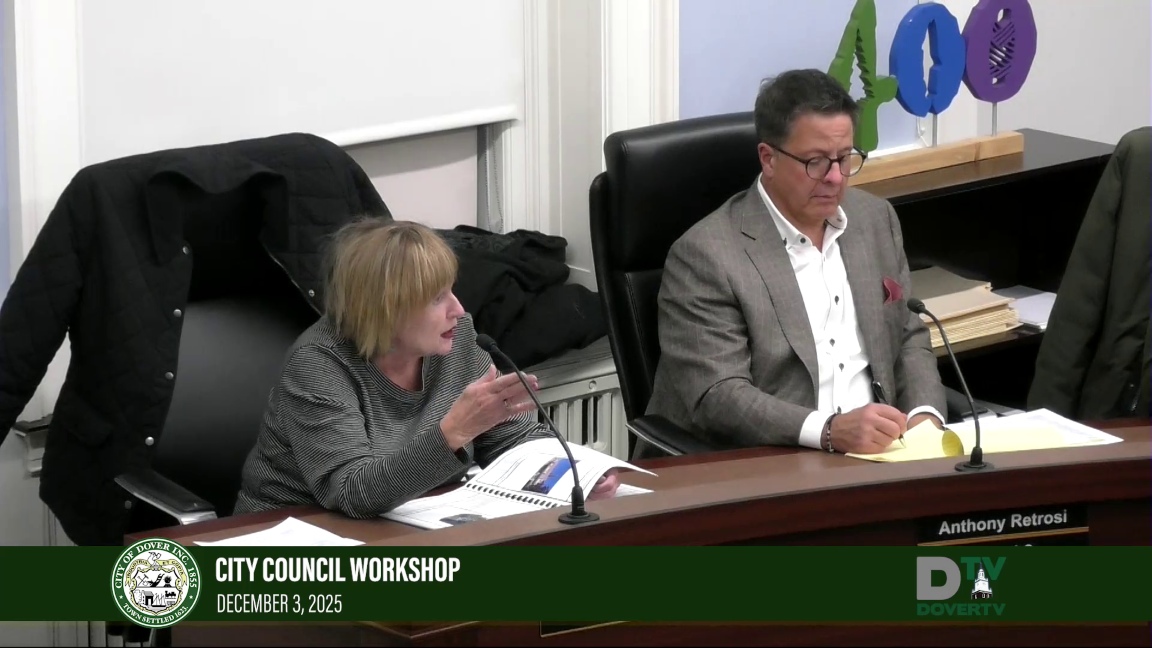 City Council workshop, 12/3/2025