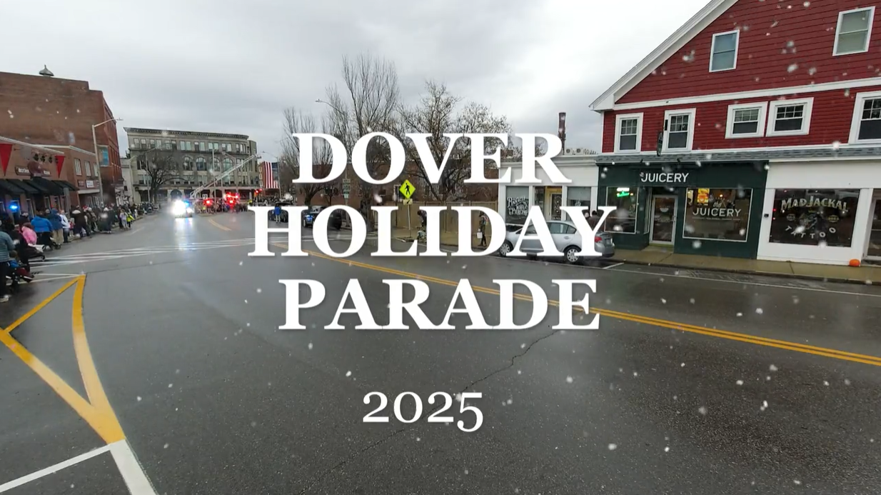 Screen shot of Dover Holiday Parade video from Nov 30 2025