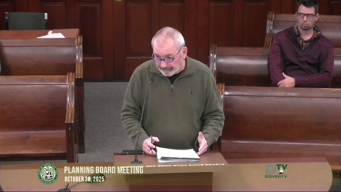 Planning Board meeting, 10/28/2025 Planning Board meeting, 10/28/2025